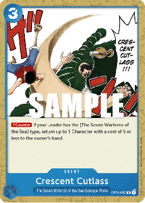 Carte One Piece Crescent Cutlass OP01-089 C