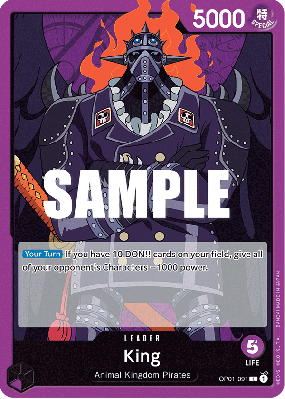 Carte One Piece King OP01-091 L