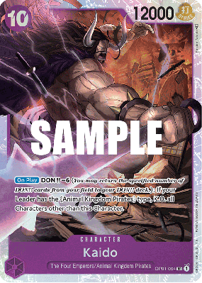 Carte One Piece Kaido OP01-094 SR
