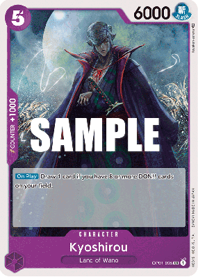 Carte One Piece Kyoshirou OP01-095 UC