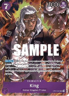 Carte One Piece King OP01-096 SR ALT ART