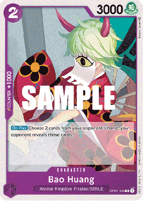 Carte One Piece Bao Huang OP01-105 C
