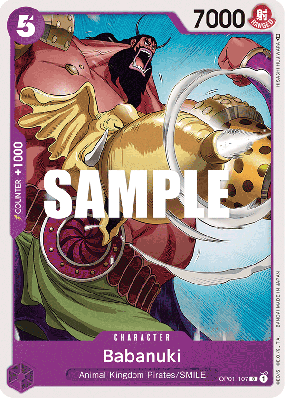 Carte One Piece Babanuki OP01-107 C