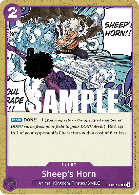 Carte One Piece Sheep's Horn OP01-117 C