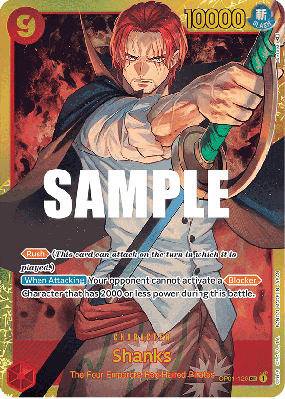 Carte One Piece Shanks OP01-120 SEC