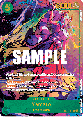 Carte One Piece Yamato OP01-121 SEC ALT ART
