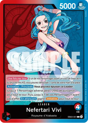 Carte One Piece Nefertari Vivi EB03-001 L