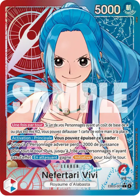 Carte One Piece Nefertari Vivi EB03-001 L ALT ART