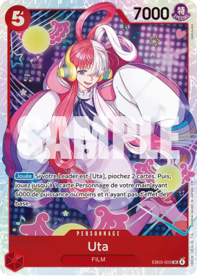 Carte One Piece Uta EB03-003 SR