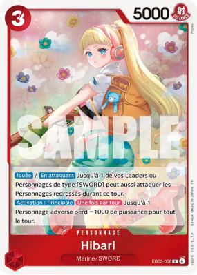 Carte One Piece Hibari EB03-008 R