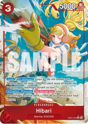 Carte One Piece Hibari EB03-008 R ALT ART