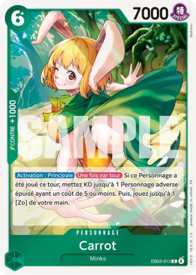 Carte One Piece Carrot EB03-013 R