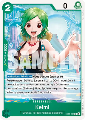 Carte One Piece Keimi EB03-015 C