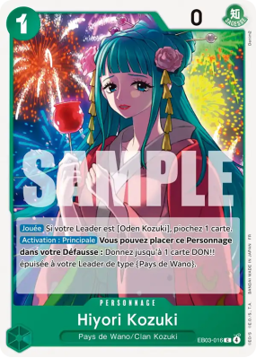Carte One Piece Hiyori Kozuki EB03-016 C