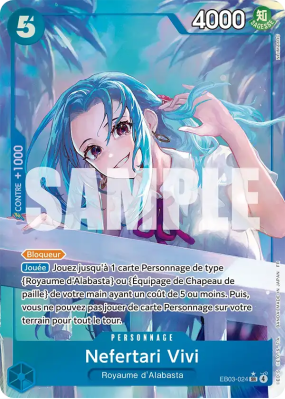 Carte One Piece Nefertari Vivi EB03-024 SR ALT ART