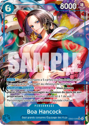 Carte One Piece Boa Hancock EB03-026 SR ALT ART
