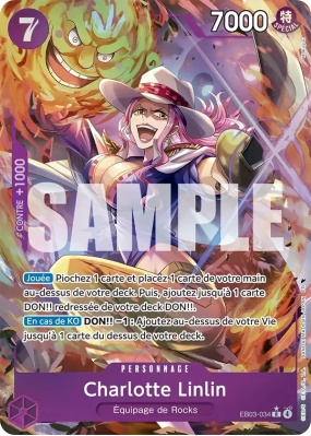 Carte One Piece Charlotte Linlin EB03-034 R ALT ART