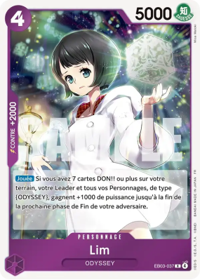 Carte One Piece Lim EB03-037 R