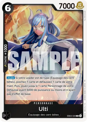 Carte One Piece Ulti EB03-039 R