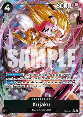 Carte One Piece Kujaku EB03-041 R ALT ART
