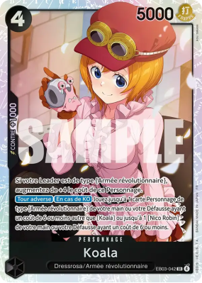 Carte One Piece Koala EB03-042 SR