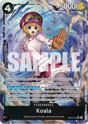 Carte One Piece Koala EB03-042 SR ALT ART