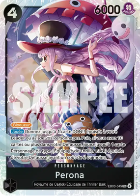 Carte One Piece Perona EB03-045 SR