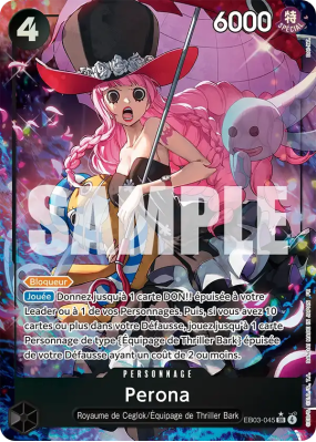 Carte One Piece Perona EB03-045 SR ALT ART