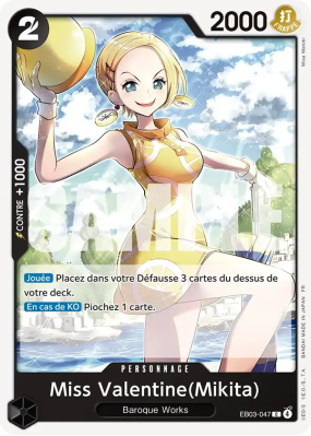 Carte One Piece Miss Valentine(Mikita) EB03-047 C