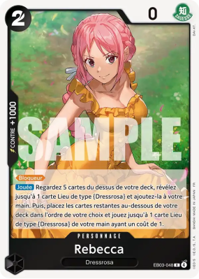 Carte One Piece Rebecca EB03-048 R