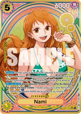 Carte One Piece Nami EB03-053 SP CARD