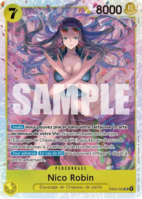 Carte One Piece Nico Robin EB03-055 SR