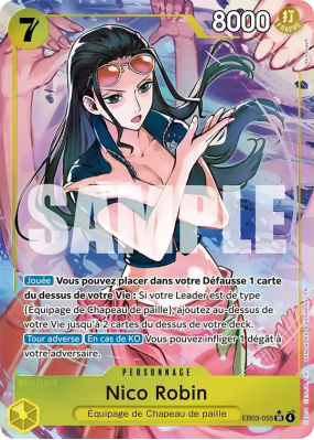 Carte One Piece Nico Robin EB03-055 SR ALT ART