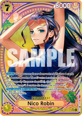 Carte One Piece Nico Robin EB03-055 SP CARD