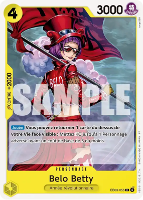 Carte One Piece Belo Betty EB03-056 C