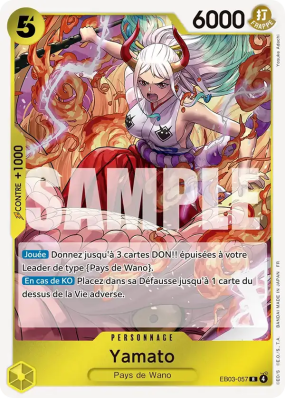 Carte One Piece Yamato EB03-057 R
