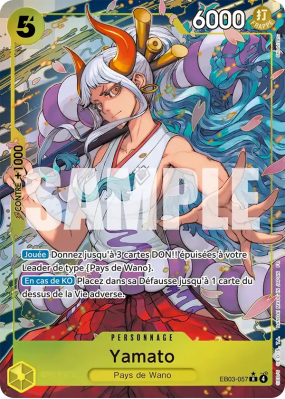 Carte One Piece Yamato EB03-057 R ALT ART