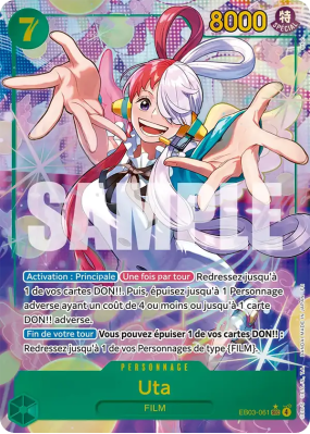 Carte One Piece Uta EB03-061 SEC ALT ART