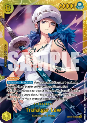 Carte One Piece Trafalgar Law EB03-062 SEC