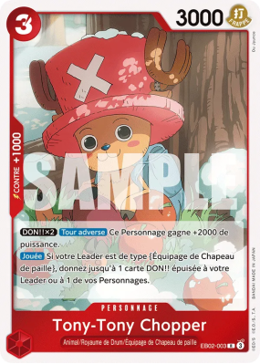 Carte One Piece Tony-Tony Chopper EB02-003 R