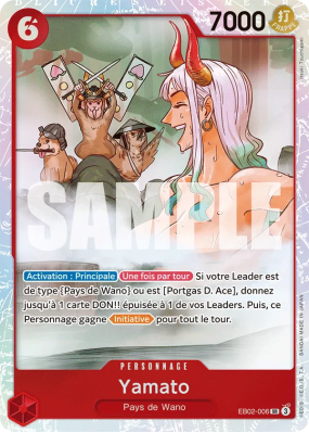 Carte One Piece Yamato EB02-006 SR