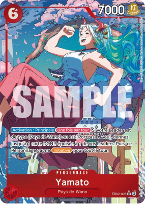 Carte One Piece Yamato EB02-006 SR ALT ART