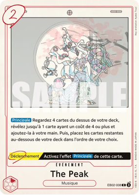 Carte One Piece The Peak EB02-008 R