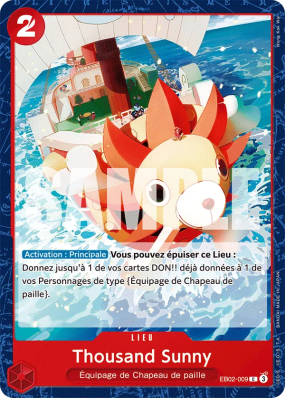 Carte One Piece Thousand Sunny EB02-009 C