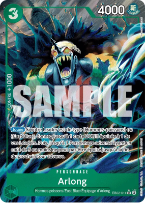 Carte One Piece Arlong EB02-011 SR ALT ART
