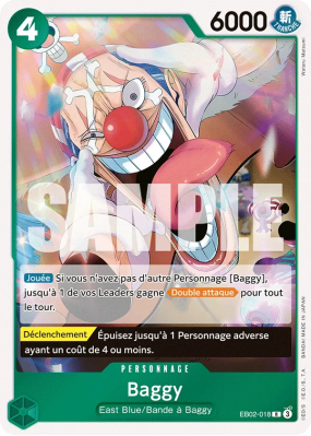 Carte One Piece Baggy EB02-018 R