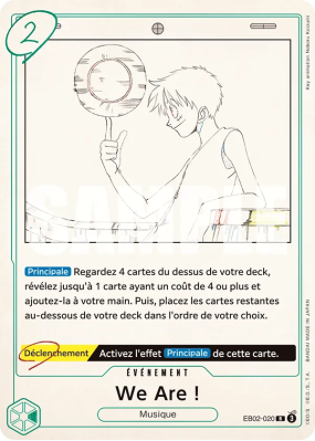 Carte One Piece We Are ! EB02-020 R