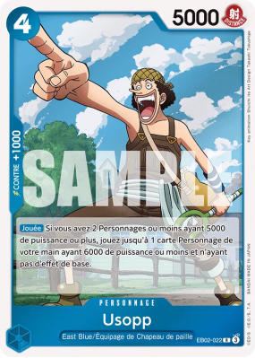 Carte One Piece Usopp EB02-022 R