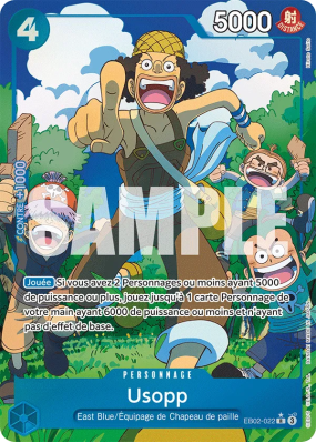 Carte One Piece Usopp EB02-022 R ALT ART