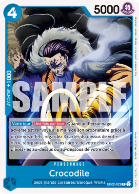 Carte One Piece Crocodile EB02-023 C